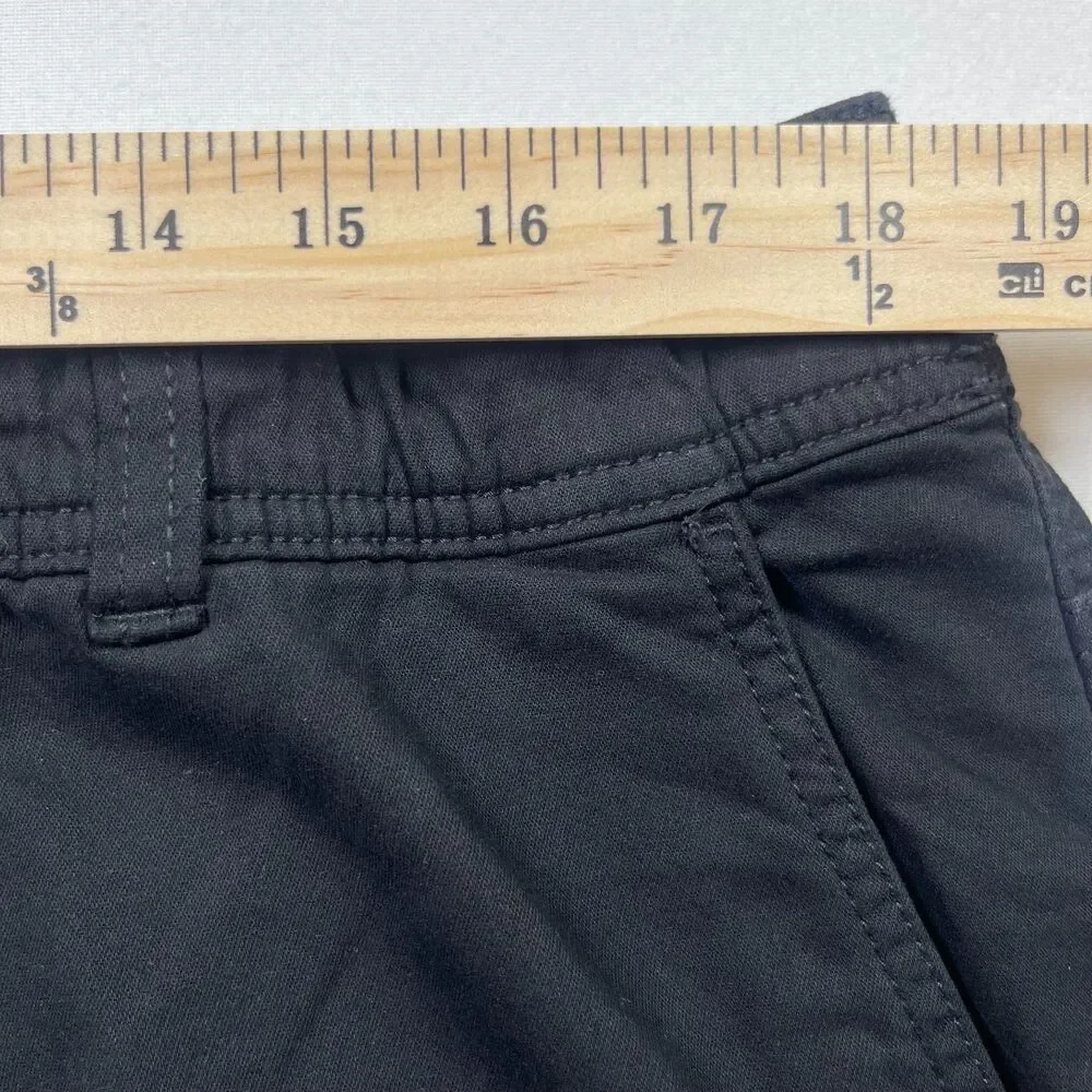 Military Cargo Pants Men's 2XL Black Big and Tall High Rise Drawstring‎